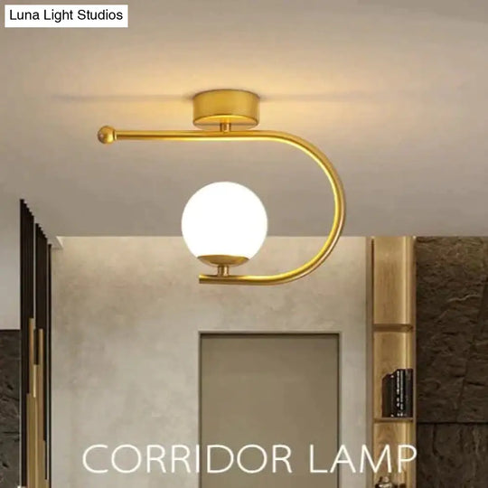 Modern Simple Corridor Lamp Circular Ceiling