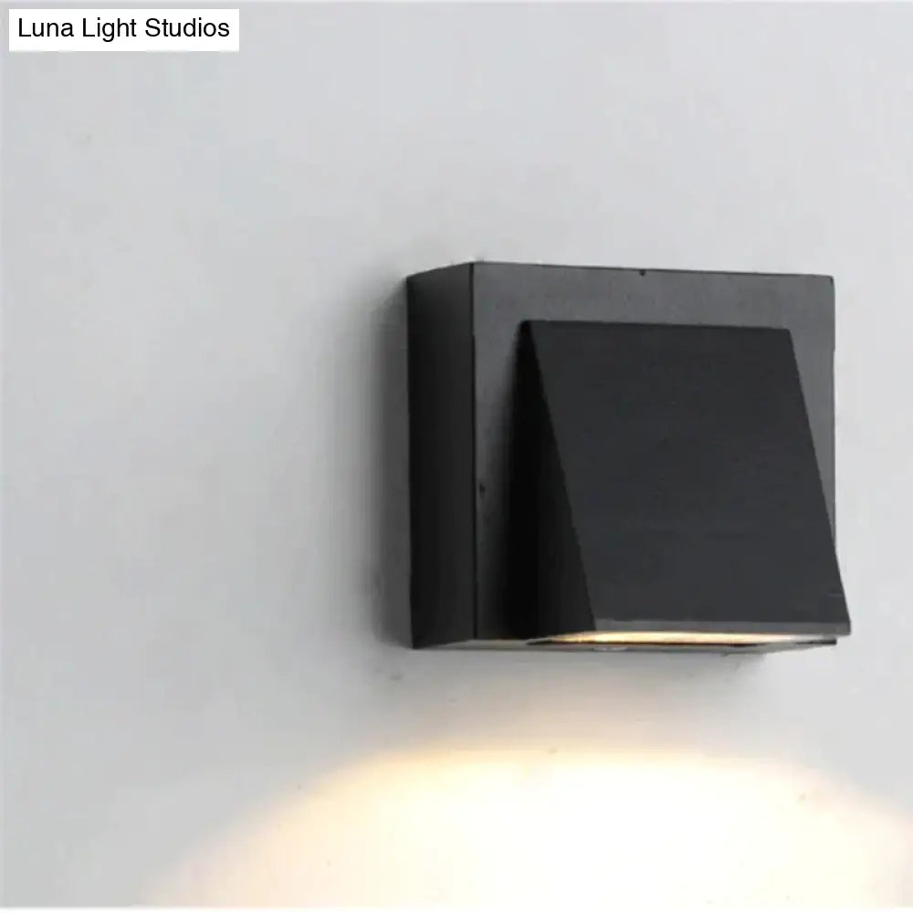 Modern Simple Creative Outdoor Waterproof Wall Lamp Led Courtyard Lamps Gate Terrace Balcony Garden