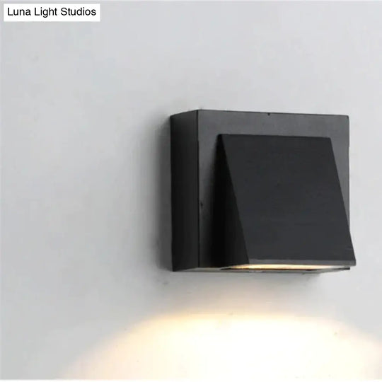 Modern Simple Creative Outdoor Waterproof Wall Lamp Led Courtyard Lamps Gate Terrace Balcony Garden