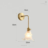 Modern Simple Nordic Living Room Bedroom Copper Wall Lamp Lamps