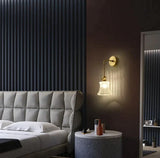 Modern Simple Nordic Living Room Bedroom Copper Wall Lamp Lamps