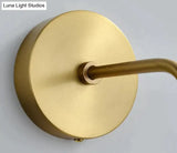 Modern Simple Nordic Living Room Bedroom Copper Wall Lamp Copper Wall Lamps