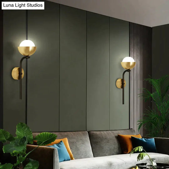 Modern Simple Room Corridor Living Copper Wall Lamp Lamps