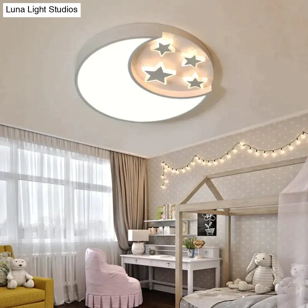 Modern Stars Lled Celling Lights For Living Room Bedroom Dining Acrylic Iron Body Indoor Home Lamp