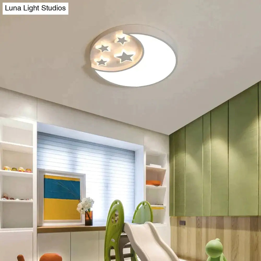 Modern Stars Lled Celling Lights For Living Room Bedroom Dining Acrylic Iron Body Indoor Home Lamp