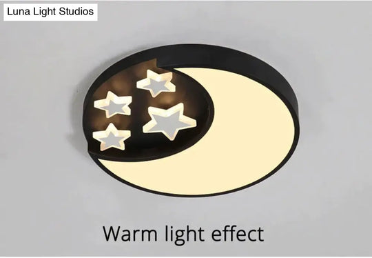 Modern Stars Lled Celling Lights For Living Room Bedroom Dining Acrylic Iron Body Indoor Home Lamp