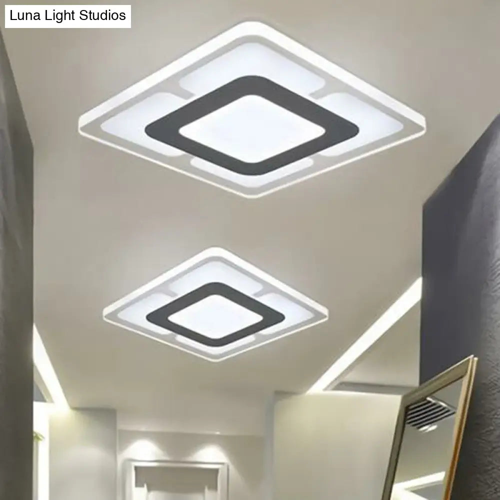 Modern Style Acrylic Led Flush Ceiling Light - Clear!’ This Revised Title Maintains The Important