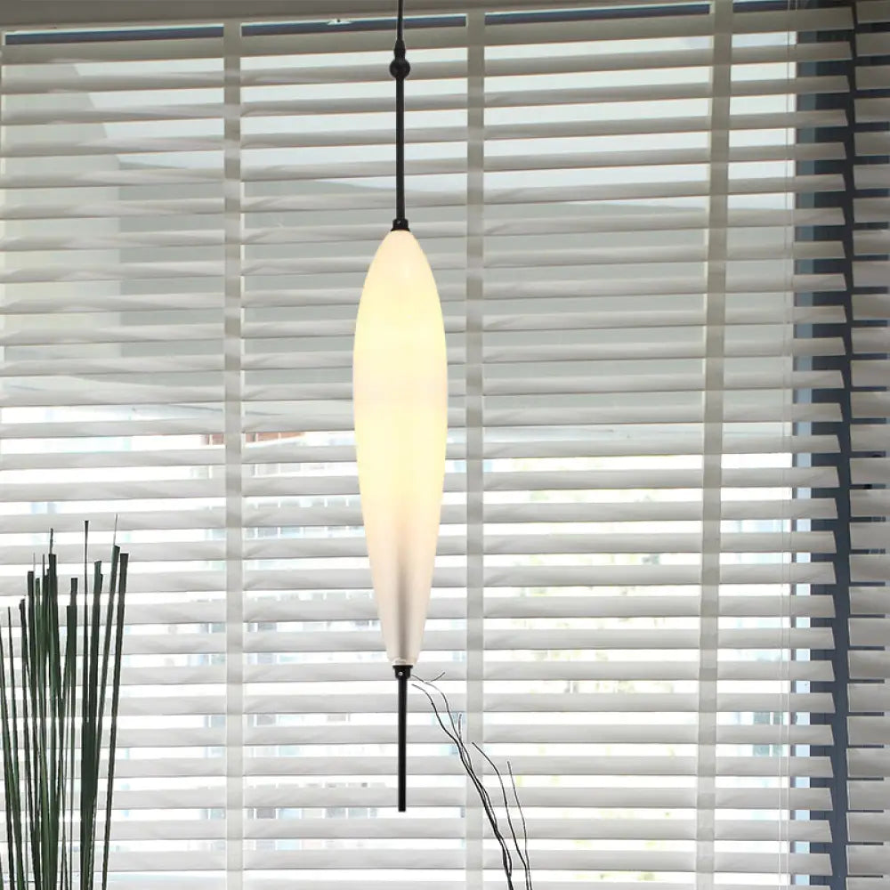 Modern Teardrop/Drum/Cylinder Glass Cluster Pendant Light - Blue/White 1/3 Lights Dining Room