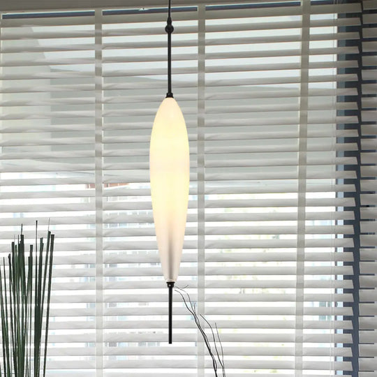 Modern Teardrop/Drum/Cylinder Glass Cluster Pendant Light - Blue/White 1/3 Lights Dining Room