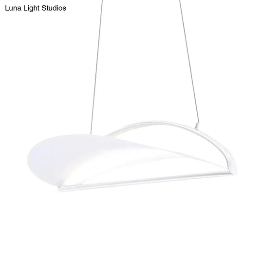 Ludovica - Modern Grey/White Ultra Thin Ceiling Light Fixture Minimalist Led Acrylic Pendant Lamp