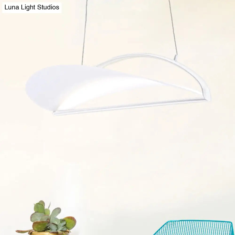 Ludovica - Modern Grey/White Ultra Thin Ceiling Light Fixture Minimalist Led Acrylic Pendant Lamp