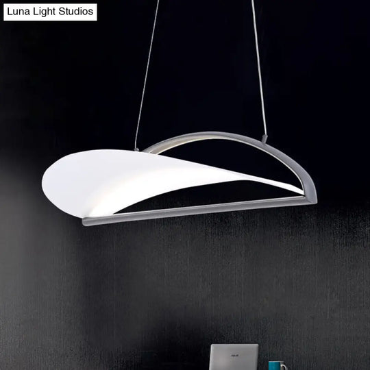 Ludovica - Modern Grey/White Ultra Thin Ceiling Light Fixture Minimalist Led Acrylic Pendant Lamp