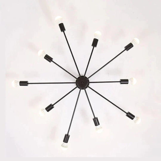 Modern Unique Novelty Painted Ceiling Lamps E27 LED 2 Styles Ceiling Lights For Living Room Bedroom Restaurant Kitchen Cafe