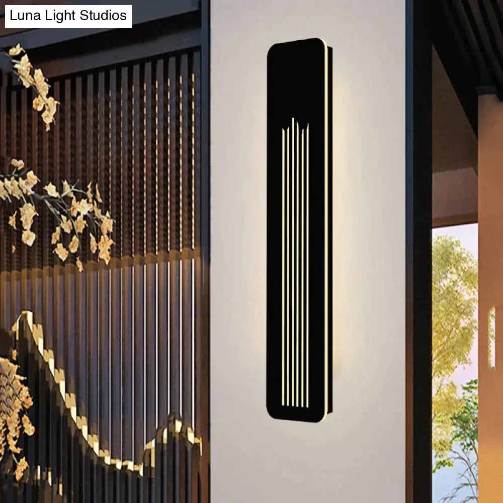 Modern Waterproof Outdoor Led Wall Lamps Ip65 Aluminum Light Garden Porch Sconce Lights 110V 220V