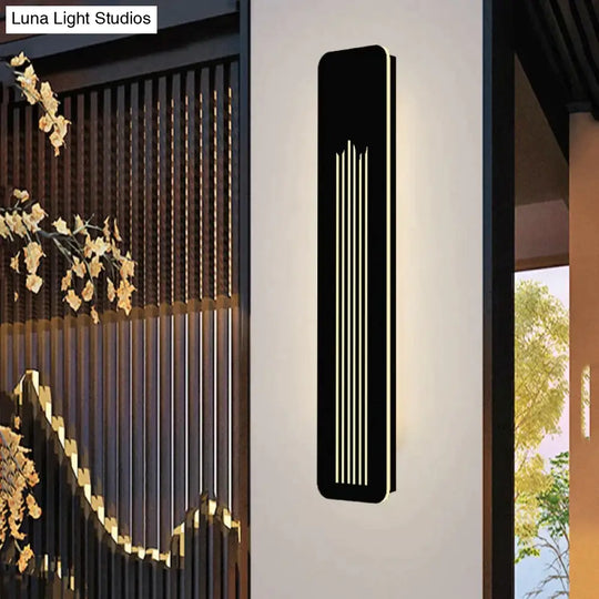 Modern Waterproof Outdoor Led Wall Lamps Ip65 Aluminum Light Garden Porch Sconce Lights 110V 220V