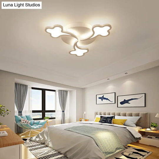 Modern White Acrylic Ceiling Light For Bedroom