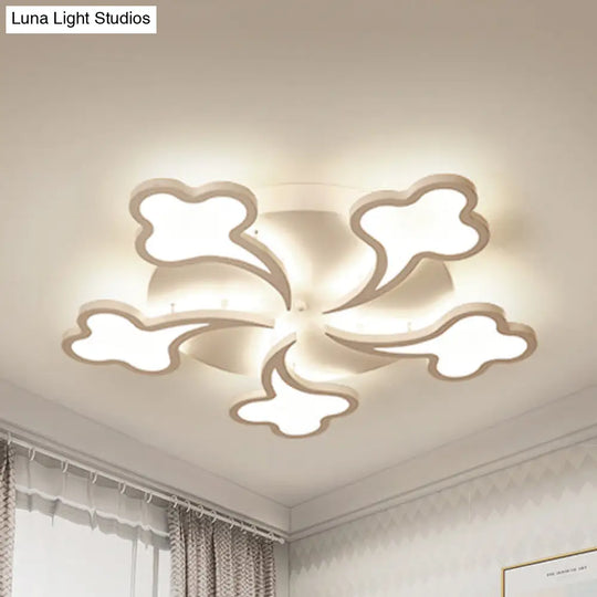 Modern White Acrylic Ceiling Light For Bedroom