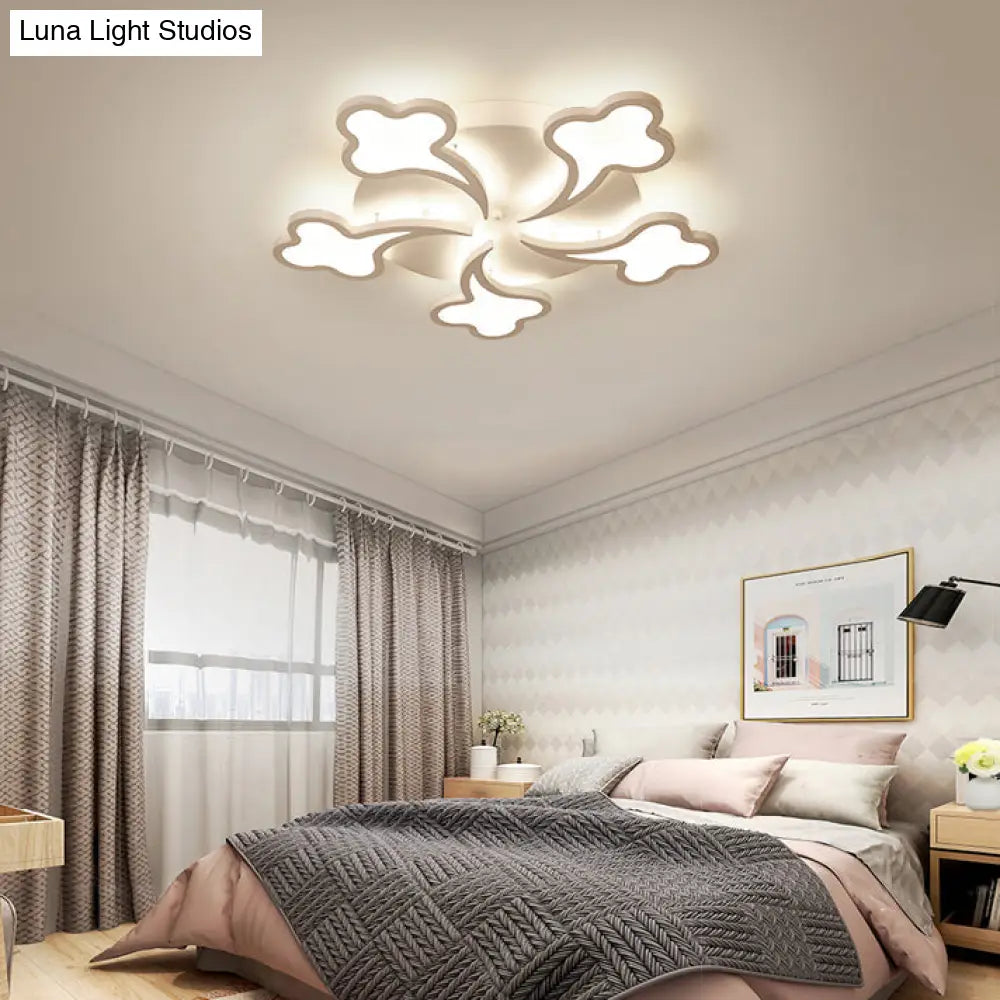 Modern White Acrylic Ceiling Light For Bedroom