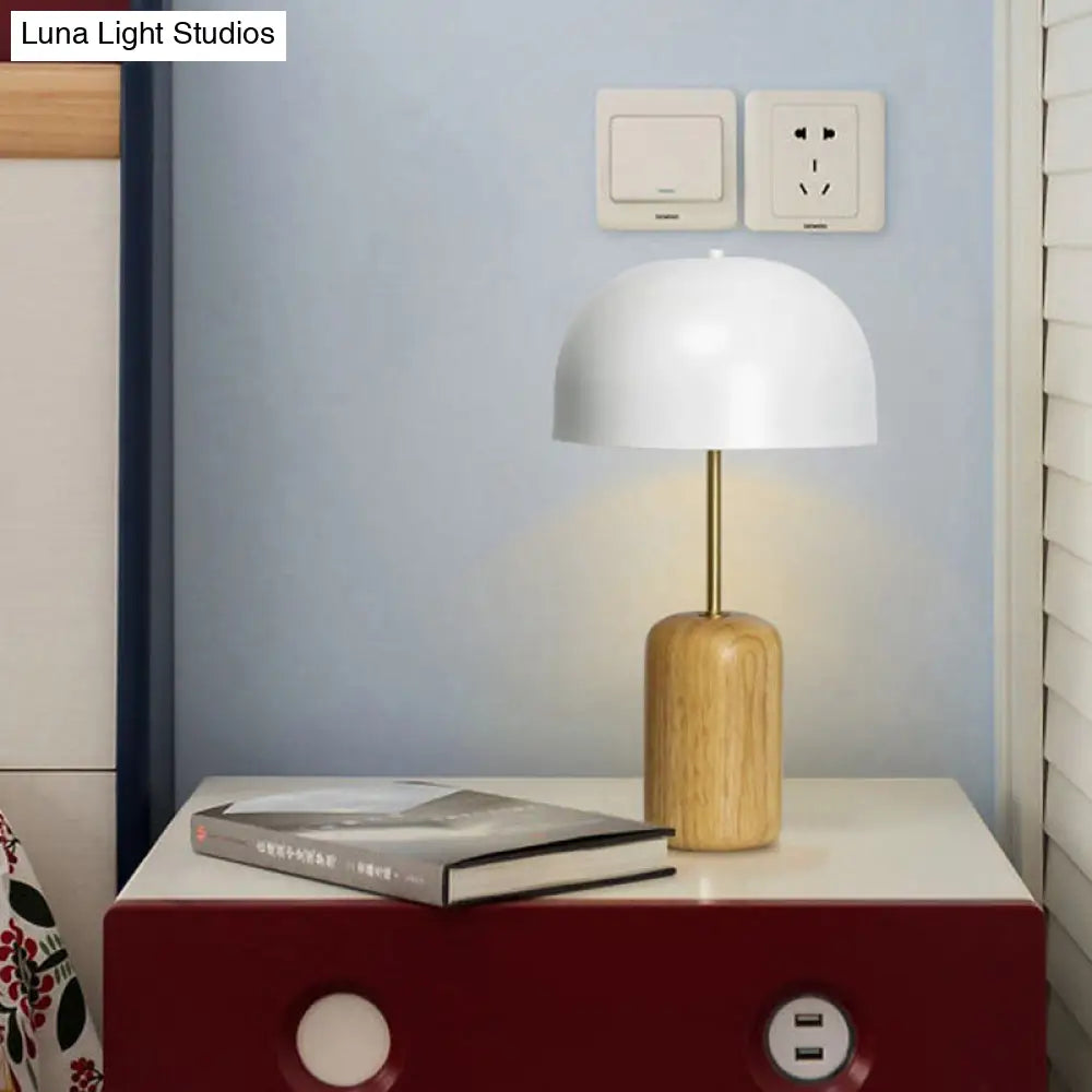 Modern White Study Task Lamp With Metallic Shade - Ideal For Reading And Studying