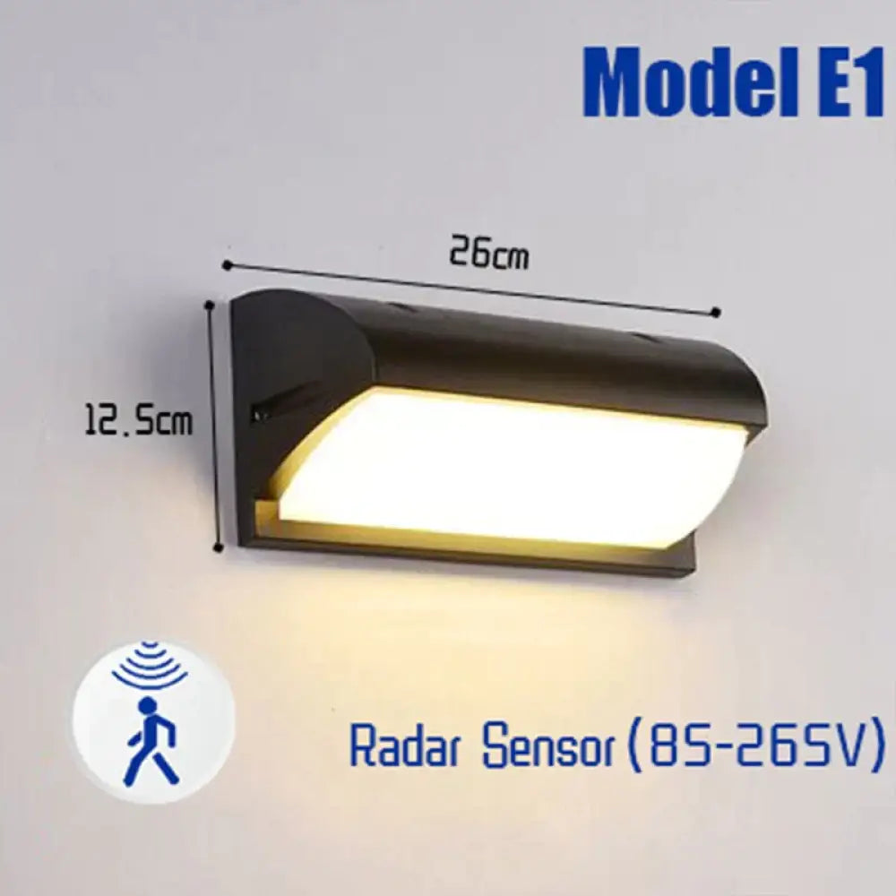 Moderne Outdoor Wandlamp Waterdichte Ip65 Motion Sensor Led Verlichting 18W 30W Veranda Lichten