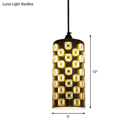 Modernist 3D Glass Geometry Pendant Light - Perfect For Living Rooms