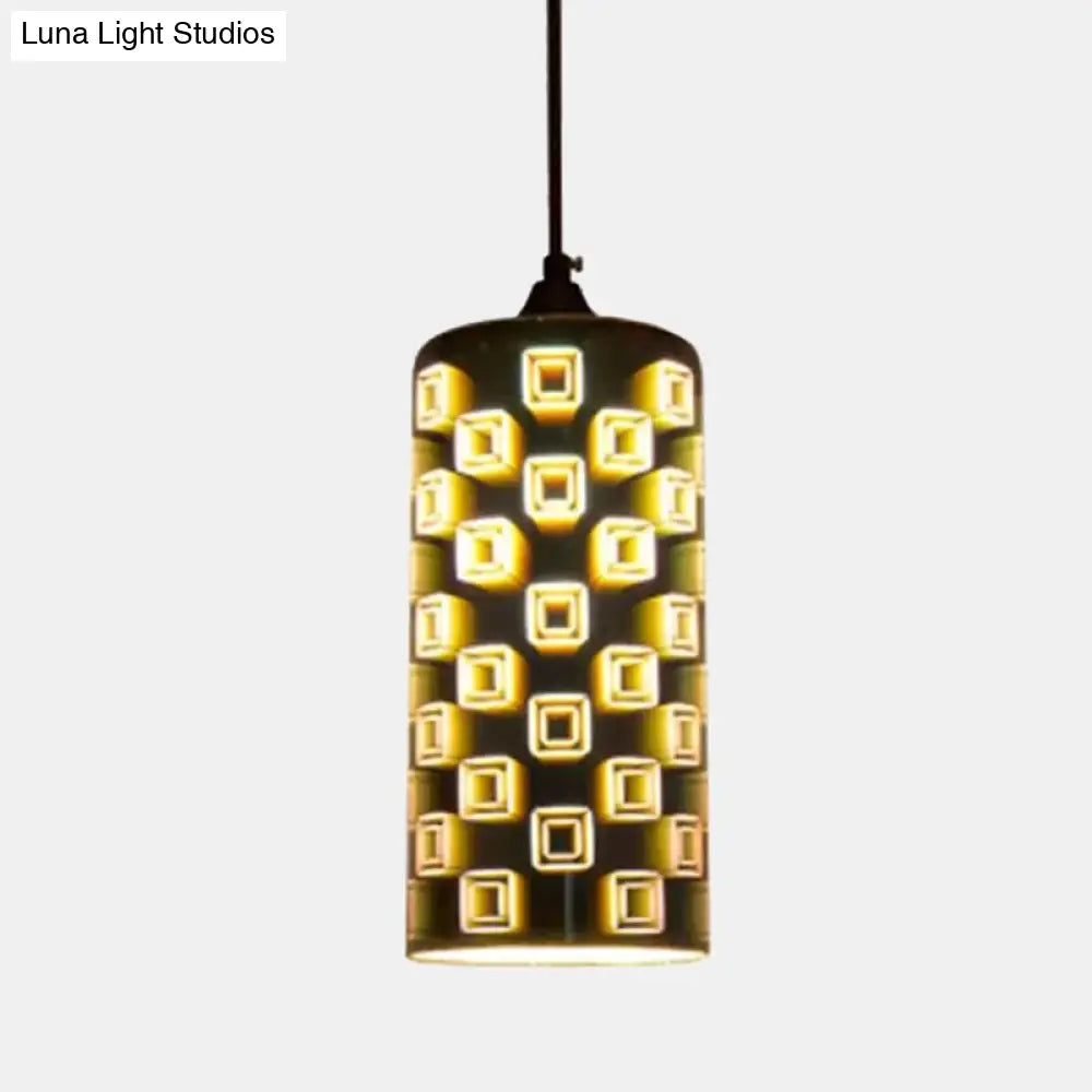 Modernist 3D Glass Geometry Pendant Light - Perfect For Living Rooms