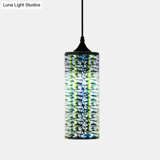 Modernist 3D Glass Geometry Pendant Light - Perfect For Living Rooms