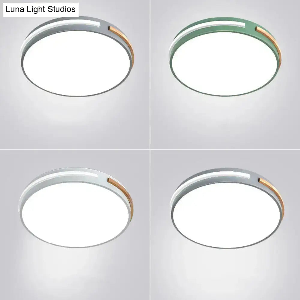 Modernist Acrylic Flush Mount Led Lamp For Bedroom Ceiling Lighting