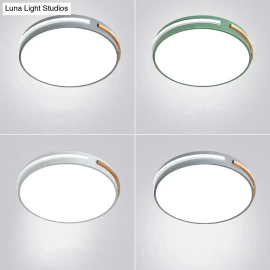 Modernist Acrylic Flush Mount Led Lamp For Bedroom Ceiling Lighting