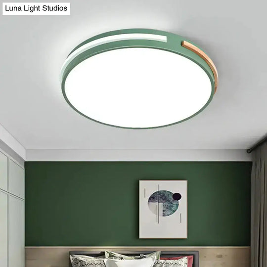 Modernist Acrylic Flush Mount Led Lamp For Bedroom Ceiling Lighting