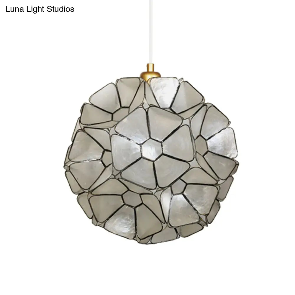 Modern Black Blossom Pendant Light With Unique Splicing Design - Stylish Ceiling Lamp