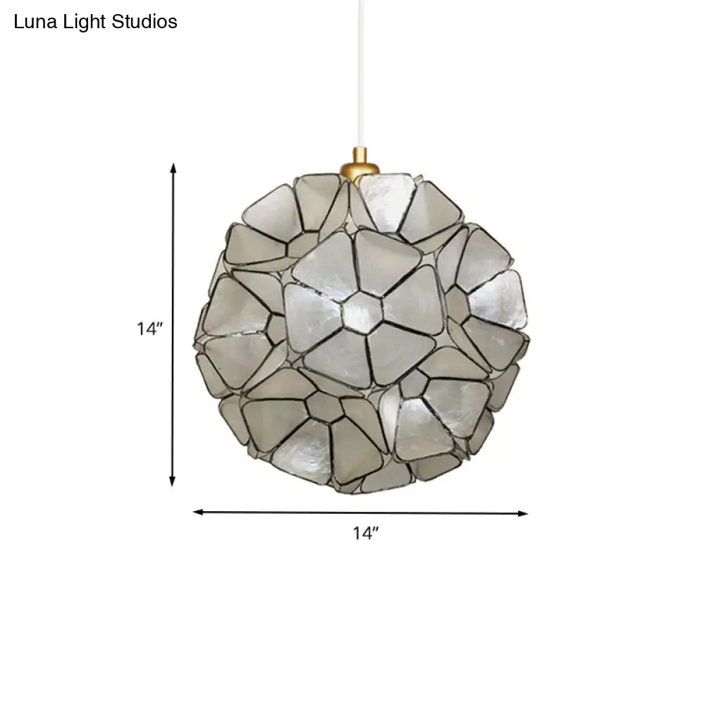 Modern Black Blossom Pendant Light With Unique Splicing Design - Stylish Ceiling Lamp