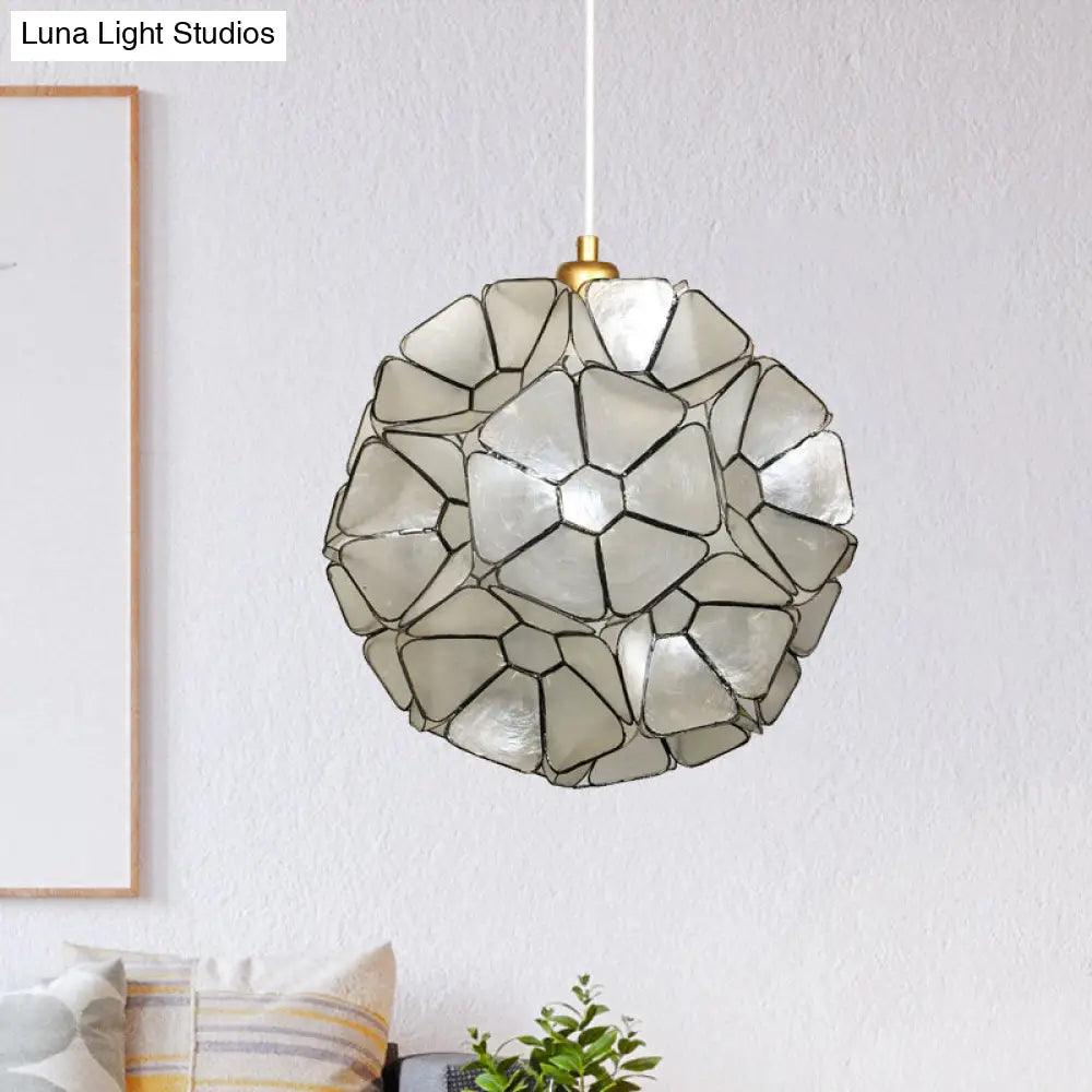 Modern Black Blossom Pendant Light With Unique Splicing Design - Stylish Ceiling Lamp