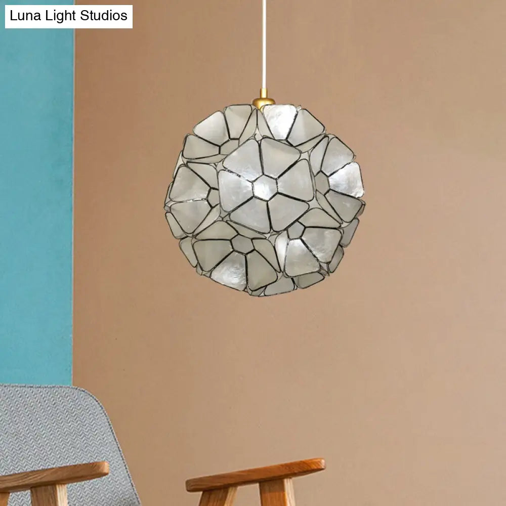 Modern Black Blossom Pendant Light With Unique Splicing Design - Stylish Ceiling Lamp