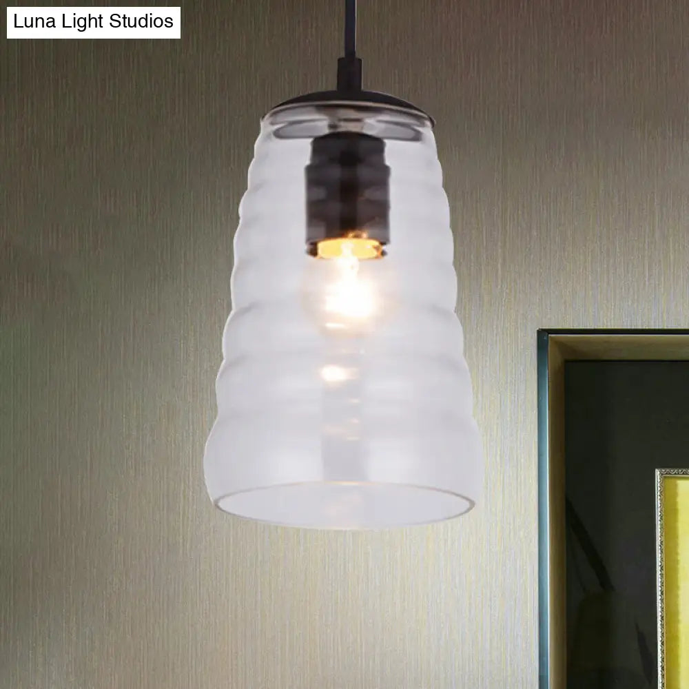 Modern Glass Pendant Light With Multiple Shapes And Colors