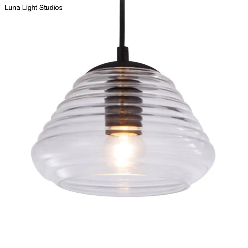 Modern Glass Pendant Light With Multiple Shapes And Colors