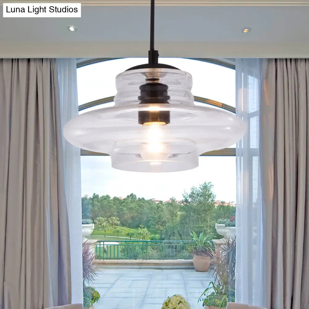 Modern Glass Pendant Light With Multiple Shapes And Colors