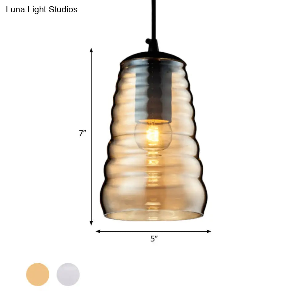 Modern Glass Pendant Light With Multiple Shapes And Colors