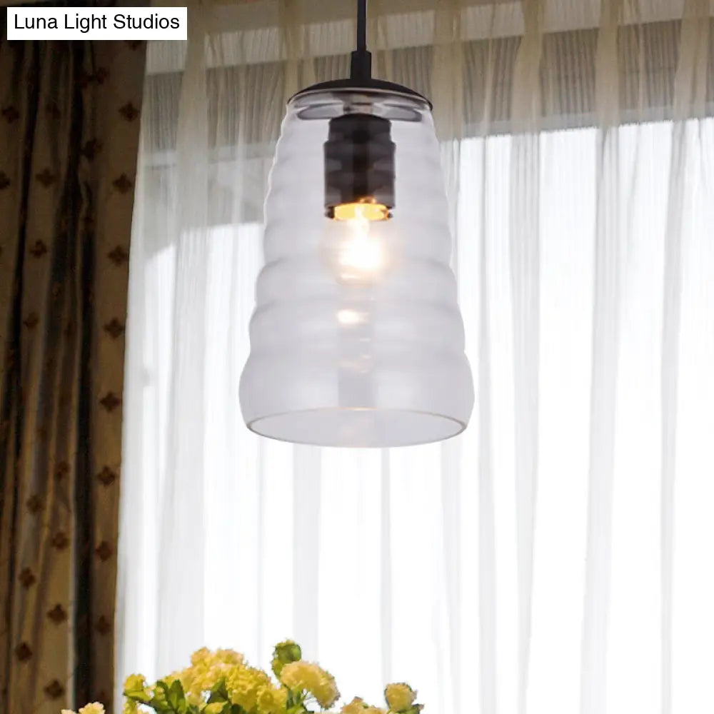 Modern Glass Pendant Light With Multiple Shapes And Colors