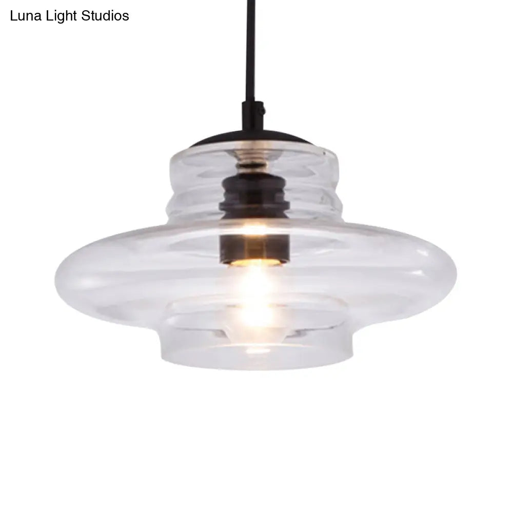 Modern Glass Pendant Light With Multiple Shapes And Colors