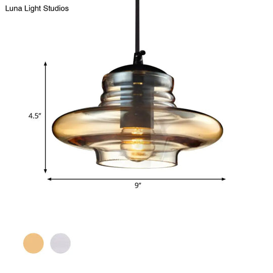 Modern Glass Pendant Light With Multiple Shapes And Colors