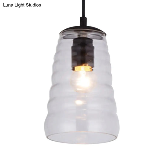 Modern Glass Pendant Light With Multiple Shapes And Colors