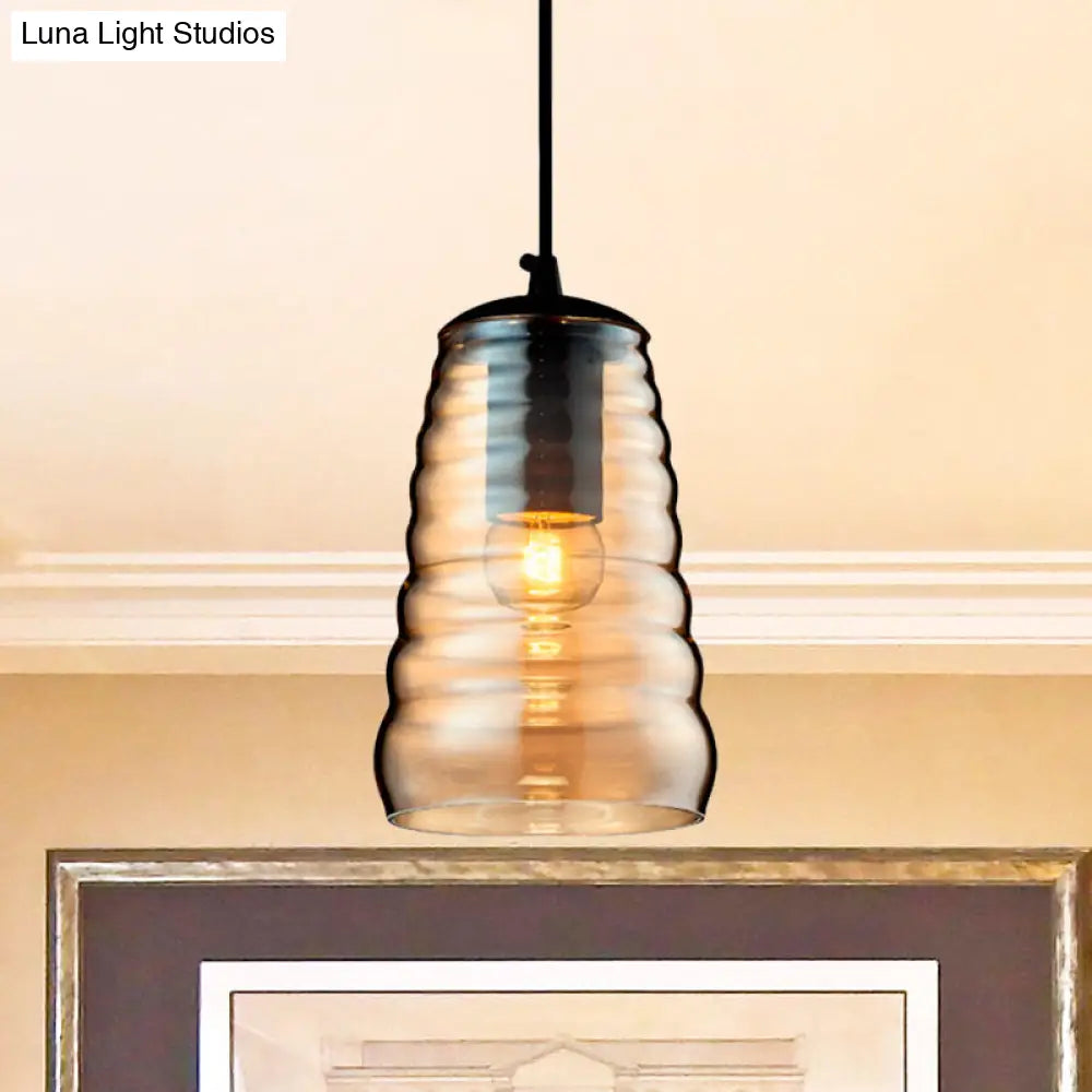 Modern Glass Pendant Light With Multiple Shapes And Colors