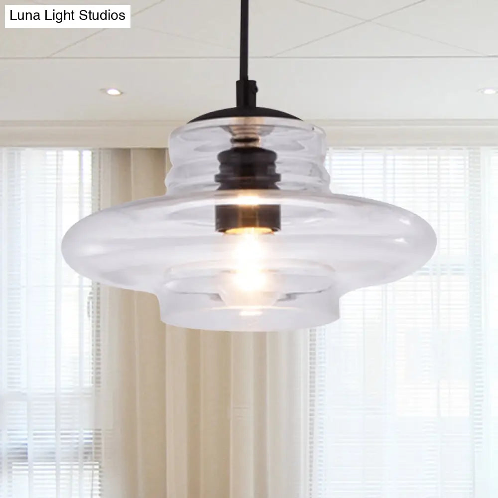 Modern Glass Pendant Light With Multiple Shapes And Colors