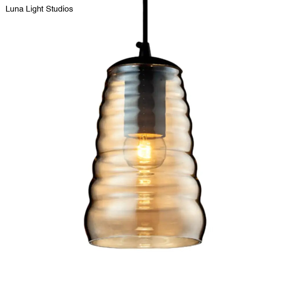 Modern Glass Pendant Light With Multiple Shapes And Colors