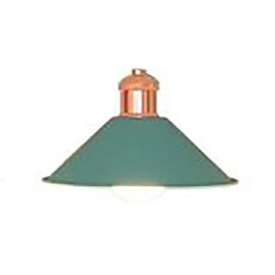 Modernist Style Conical Suspended Lamp - Metallic Hanging Light Fixture 1 Black/White Living Room