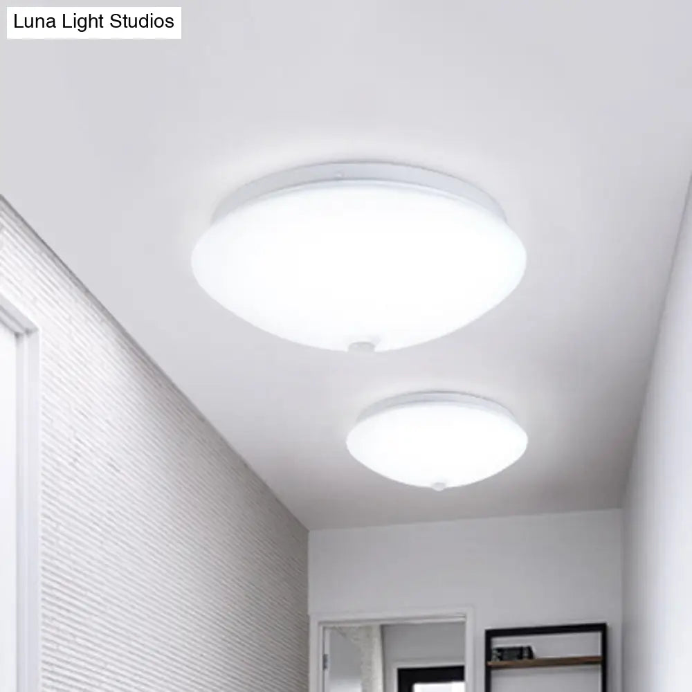 Motion-Sensing Cap Shape Led Flush Ceiling Light For Hallway