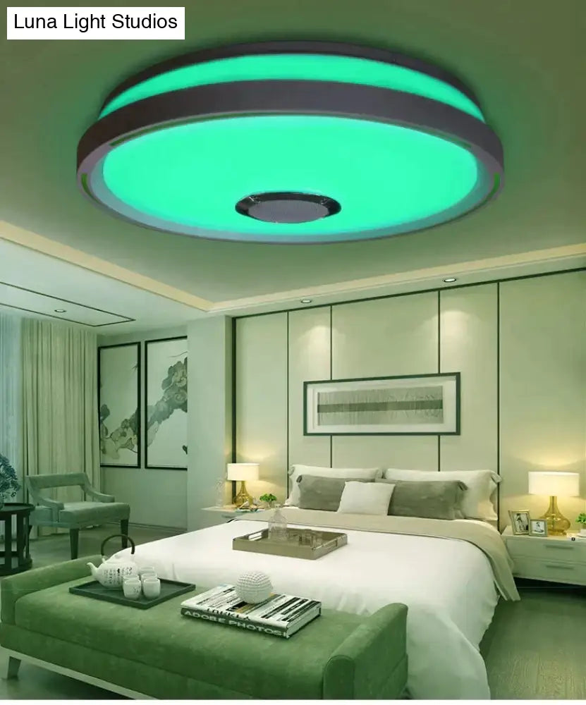 Music Led Ceiling Lights Rgb App Control Lamp Bedroom 36W Living Room Light Lampara De Techo