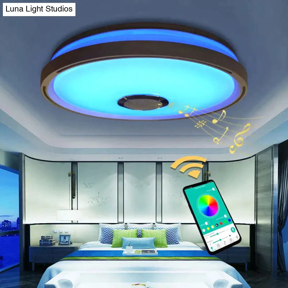 Music Led Ceiling Lights Rgb App Control Lamp Bedroom 36W Living Room Light Lampara De Techo