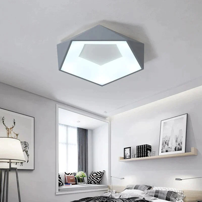Mylee - Led Light Ceiling Modern For Living Room Bedroom Study Dimmable+Rc Lamp Fixtures Lighting
